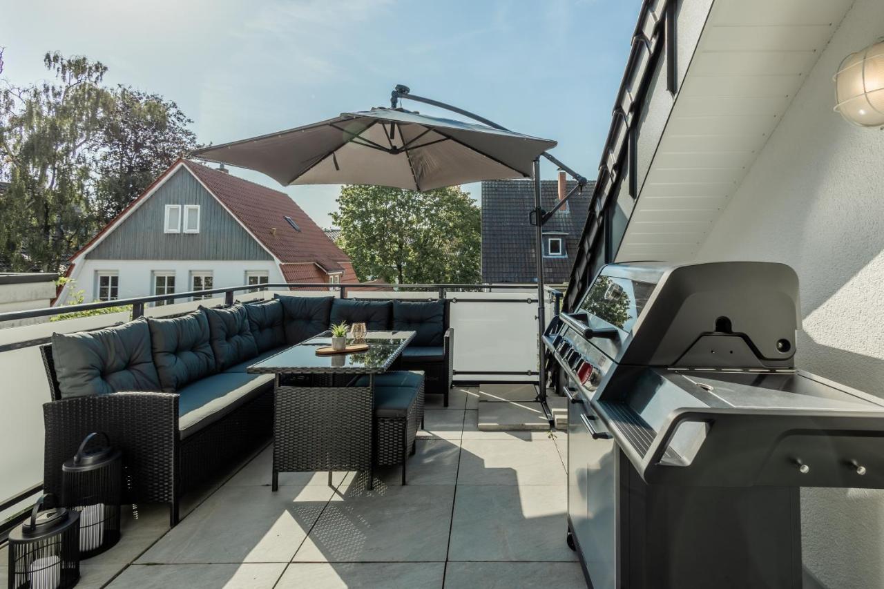 Gt-City Suite 01 I Gasgrill I Smart-Tv I Balkon Gutersloh Ngoại thất bức ảnh